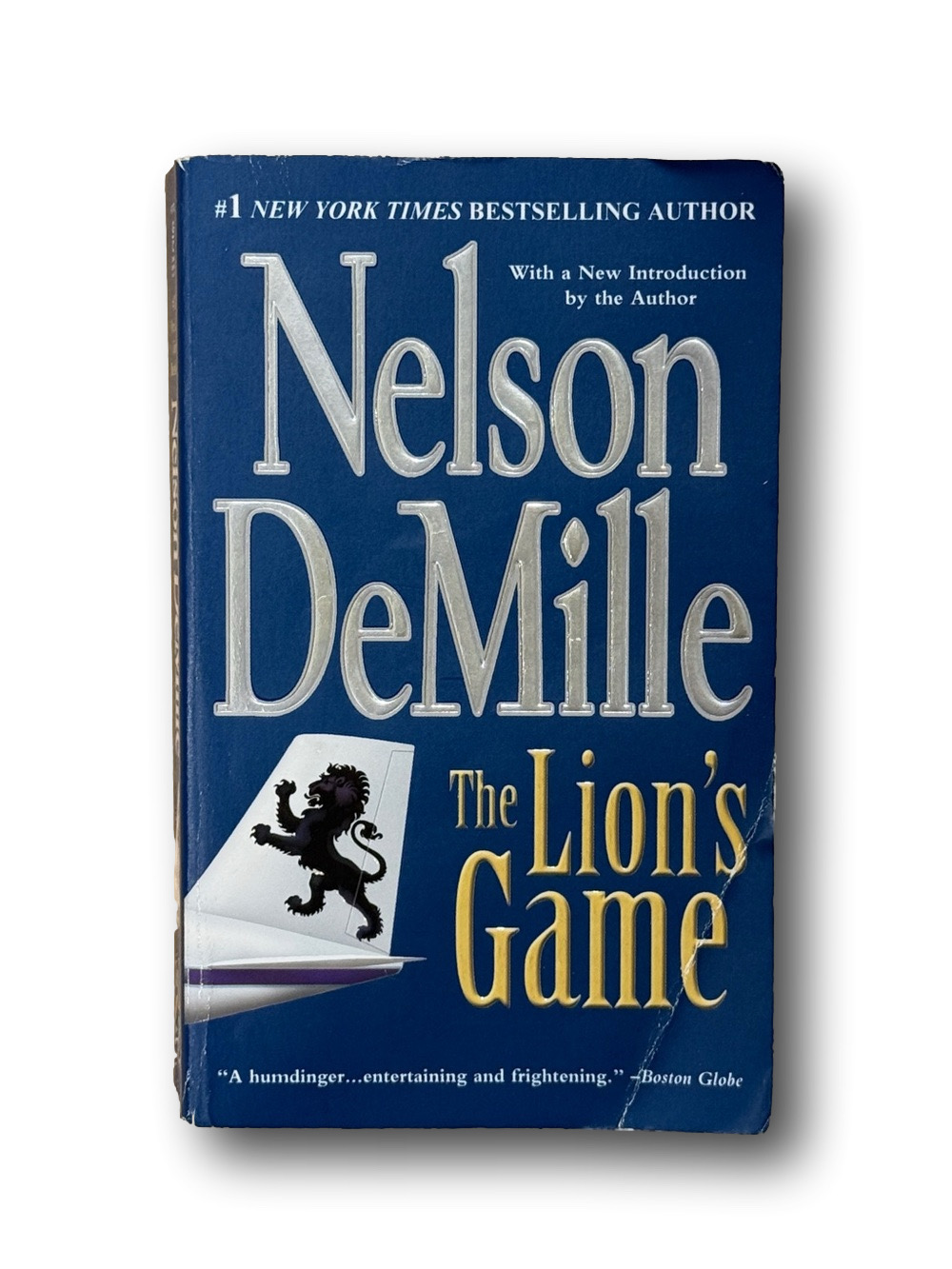 3/$12 The Lion's Game book by Nelson DeMille